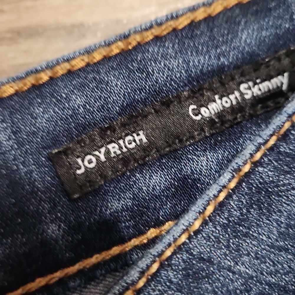 Dear John Stylish Blue Skinny Jeans Size 25 Inseam 30 - Picture 3 of 5